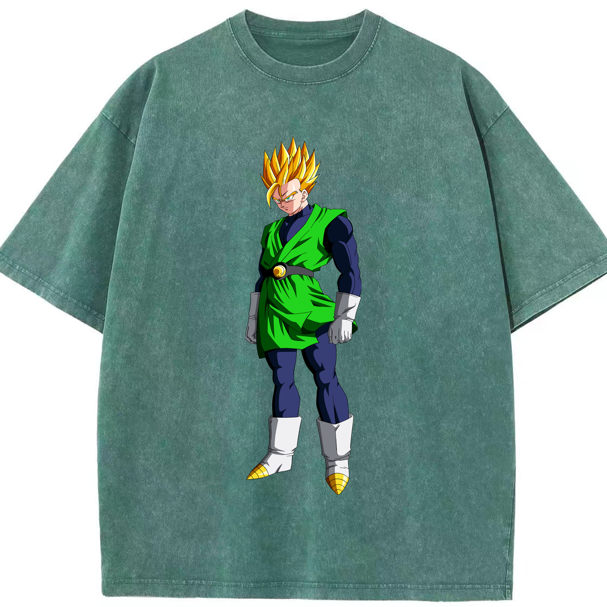 （画像用） ドラゴンボール 孫 悟飯（そんごはん）DRAGON BALL Son Gohan 綿100% ヴィンテージ風 半袖Tシャツ（フロントプリント）